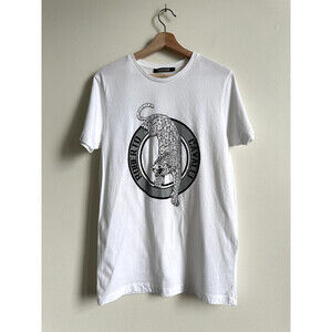 Roberto Cavalli Man T-Shirt Uomo HST68E whit size L fits AS M